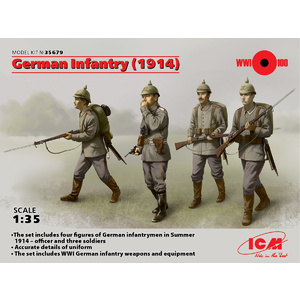 ICM 35679 German Infantry WWI (1914) 1/35 Scale #35679