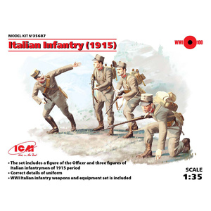 ICM 35687 The Infantry of Italy, (1915), WWI, 1/35 Scale 35687