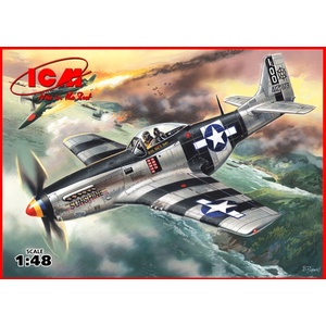 ICM 48154 Mustang P-51K USAF Fighter, WWII, 1/48 #48154