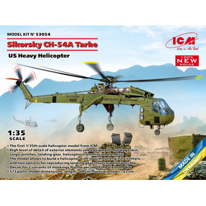 ICM 53054 1/35 Sikorsky Ch-54A Tarhe US Heavy Helicopter 1/35 Scale