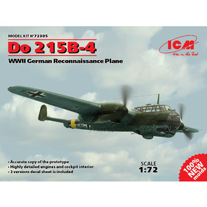 ICM 72305 DO 215B-4 WWII German Reconnaissance Plane 1939-1945, 1/72 #72305