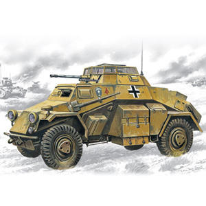 ICM 72411 SD.KFZ.222 German Light Armored Vehicle 1939 - 1945, 1/72 72411