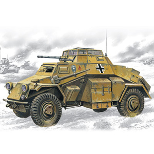 ICM 72411 SD.KFZ.222 German Light Armored Vehicle 1939 - 1945, 1/72 #72411