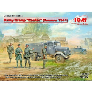 ICM DS3502 Army Group "Center" Kfz.1, Typ L3000S, Infantry + drivers 8 fig 1/35