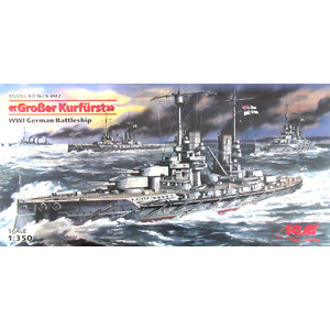 ICM S002 ?Groÿer Kurfurst? - WWI German BattleShip, 501 mm, 1/350 Scale S.002
