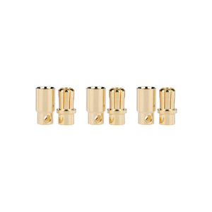 JRP 8mm Bullet Connectors, 3 pairs