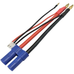 4mm Banana to EC5 Female 2S LiPo Charge & Balance Lead (JST-XH)