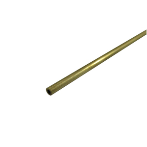 KS1143 Round Brass Tube 1/16" OD x 0.014" Wall x 36" Long (1pc)