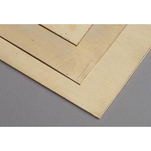 KS16405 Brass Flat Sheet: 0.025" Thick x 6" Wide x 12" Long (1pc)