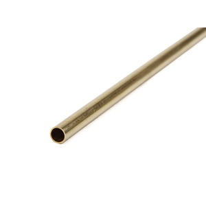 KS3923 Round Brass Tube: 5mm OD x 0.45mm Wall x 1M Long (1pc)