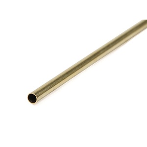 KS3935 Round Brass Tube: 3.5mm OD x 0.225mm Wall x 1M Long (1pc)