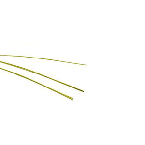 KS3950 Round Brass Rod: 0.5mm OD x 1M Long (5pcs)