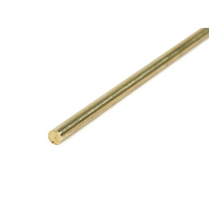 KS3954 Round Brass Rod: 2.5mm OD x 1M Long (1pc)