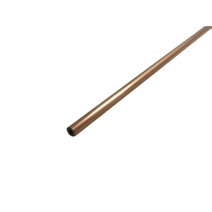 KS3960 Round Copper Tube: 2mm OD x 0.36mm Wall x 1M Long (1pc)