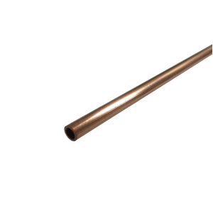 KS3961 Round Copper Tube: 3mm OD x 0.36mm Wall x 1M Long (1pc)