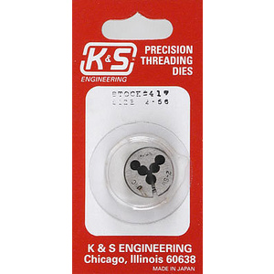 KS417 Threading Die 2-56 Size