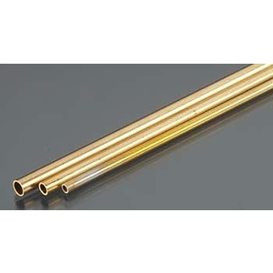 BRASS ROUND TUBE 3.18mm (1/8) x 300mm (12)