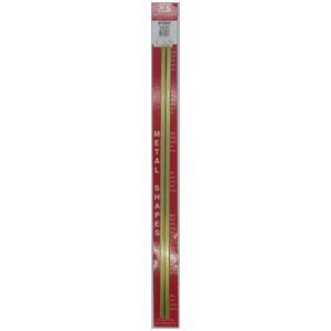 KS5089 Brass Star Tube (Large): 0.014" Wall x 12" Long (2pcs)