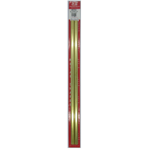KS5094 Brass Oval Tube (Small): 0.014" Wall x 12" Long (2pcs)