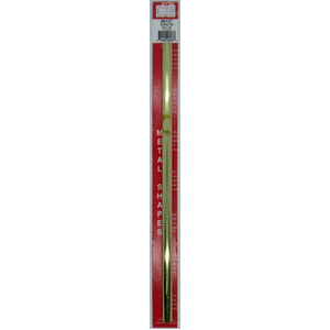 KS8137 Round Brass Tube: 7/16" OD x 0.014" Wall x 12" Long (1pc)