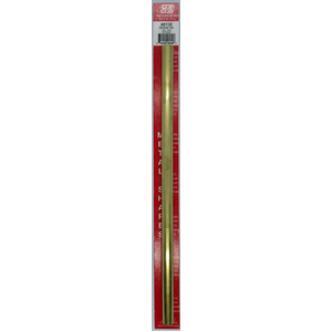 KS8139 Round Brass Tube: 1/2" OD x 0.014" Wall x 12" Long (1pc)