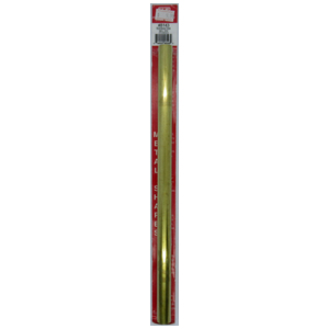KS8143 Round Brass Tube: 5/8" OD x 0.014" Wall x 12" Long (1pc)
