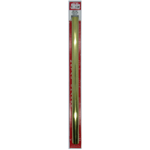 KS8144 Round Brass Tube: 21/32" OD x 0.014" Wall x 12" Long (1pc)