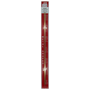 KS8149 Square Brass Tube: 1/16" OD x 0.014" Wall x 12" Long (2pcs)
