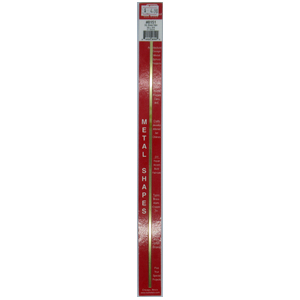KS8151 Square Brass Tube: 1/8" OD x 0.014" Wall x 12" Long (1pc)
