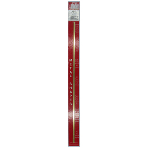 KS8153 Square Brass Tube: 3/16" OD x 0.014" Wall x 12" Long (1pc)