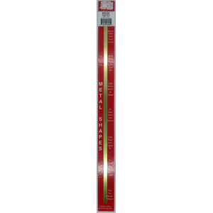 KS8230 Brass Strip: 0.016" Thick x 1/4" Wide x 12" Long (1pc)