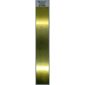 KS8234 Brass Strip: 0.016" Thick x 2" Wide x 12" Long (1pc)