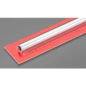 KS9810 Round Aluminum Tube: 8mm OD x 0.76mm Wall x 300mm Long (1pc)