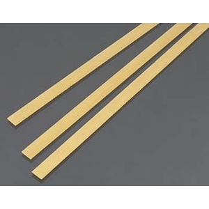 KS9840 Brass Strip: 0.5mm Thick x 6mm Wide x 300mm Long (3pcs)