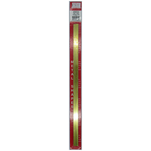KS9854 Square Brass Tube: 6mm OD x 0.45mm Wall x 300mm Long (2pcs)