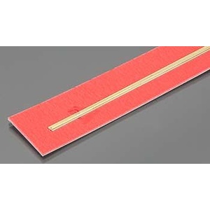 KS9860 Round Brass Rod: 0.5mm OD x 300mm Long (5pcs)
