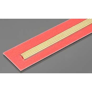 KS9862 Round Brass Rod: 1.5mm OD x 300mm Long (5pcs)