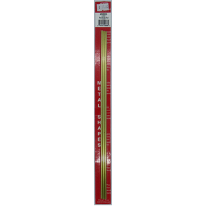 KS9866 Round Brass Rod: 3.5mm OD x 300mm Long (3pcs)