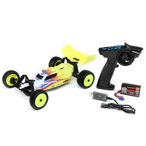 Losi 1/16 Mini-B 2WD Buggy Brushed RTR, Yellow/White