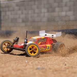 Losi 1/16 Mini JRX2 2S 2WD RTR Brushed Buggy (Battery & Charger Included), Red