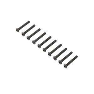 LOS255011 Button Head Screws, Steel, Black Oxide, M4 x 30mm qty 10