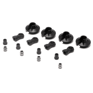 losi 15mm Shock Ends, Cups & Bushings: 8B 2.0