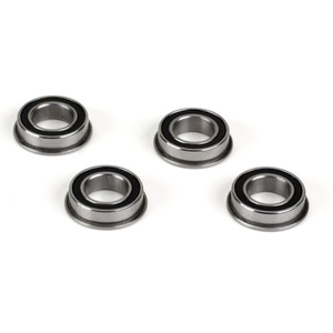 Losi LOSA6948 8x14x4mm Flanged Rubber Seal Ball Bearings, 4pcs: 8X, 8XE