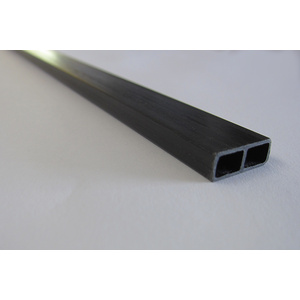 Carbon Fibre Rectangular Tube 6x16x2mm x 1m Long