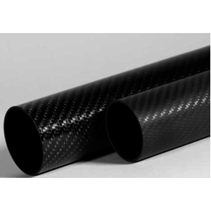 Woven Carbon Fibre Tube 21 x 20mm x 69.5cm  MECRT2120
