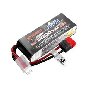 MJX 7.4v 2S 3000mah 25C Soft Case LiPo Battery w/ Deans Connector