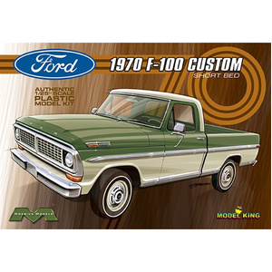 Moebius MOE1228 1970 Ford F-100 Custom Short Bed 1/25 Scale Plastic Model Kit