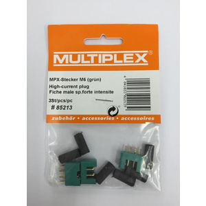 Multiplex High Current M6 Plug (3pk) Male MPX85213