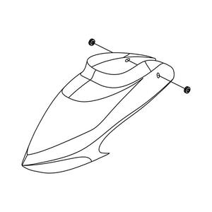 OMPHOBBY OSHM2101 M2 Explore Canopy – Green