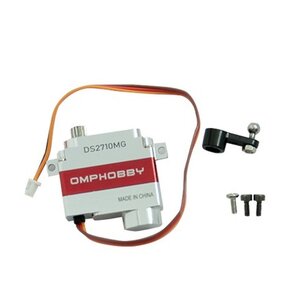 OMPHobby OSHM2122 M2 V2 Red And Silver Metal Servo